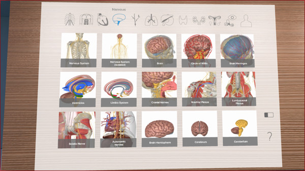 3D Organon VR Anatomyfor windows and Linux 1