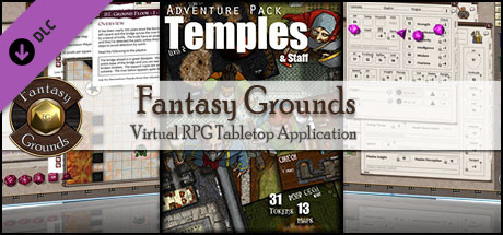 Fantasy Grounds - Temples and Staff (Map and Token Pack)
