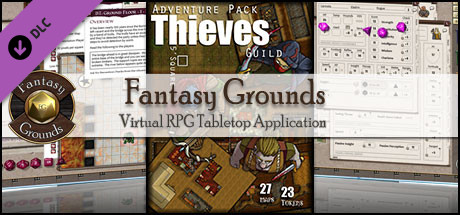 Fantasy Grounds - Adventure Pack: Thieves Guild (Map and Token Pack) cover art