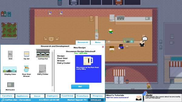 Скриншот из Beans: The Coffee Shop Simulator