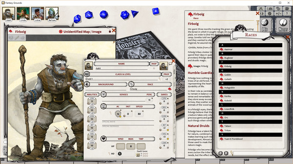 Скриншот из Fantasy Grounds - D&D Volo's Guide to Monsters