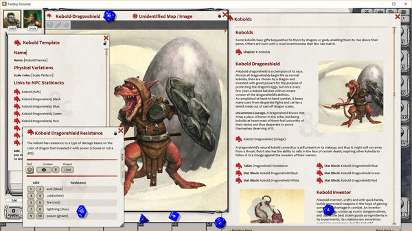 Скриншот из Fantasy Grounds - D&D Volo's Guide to Monsters