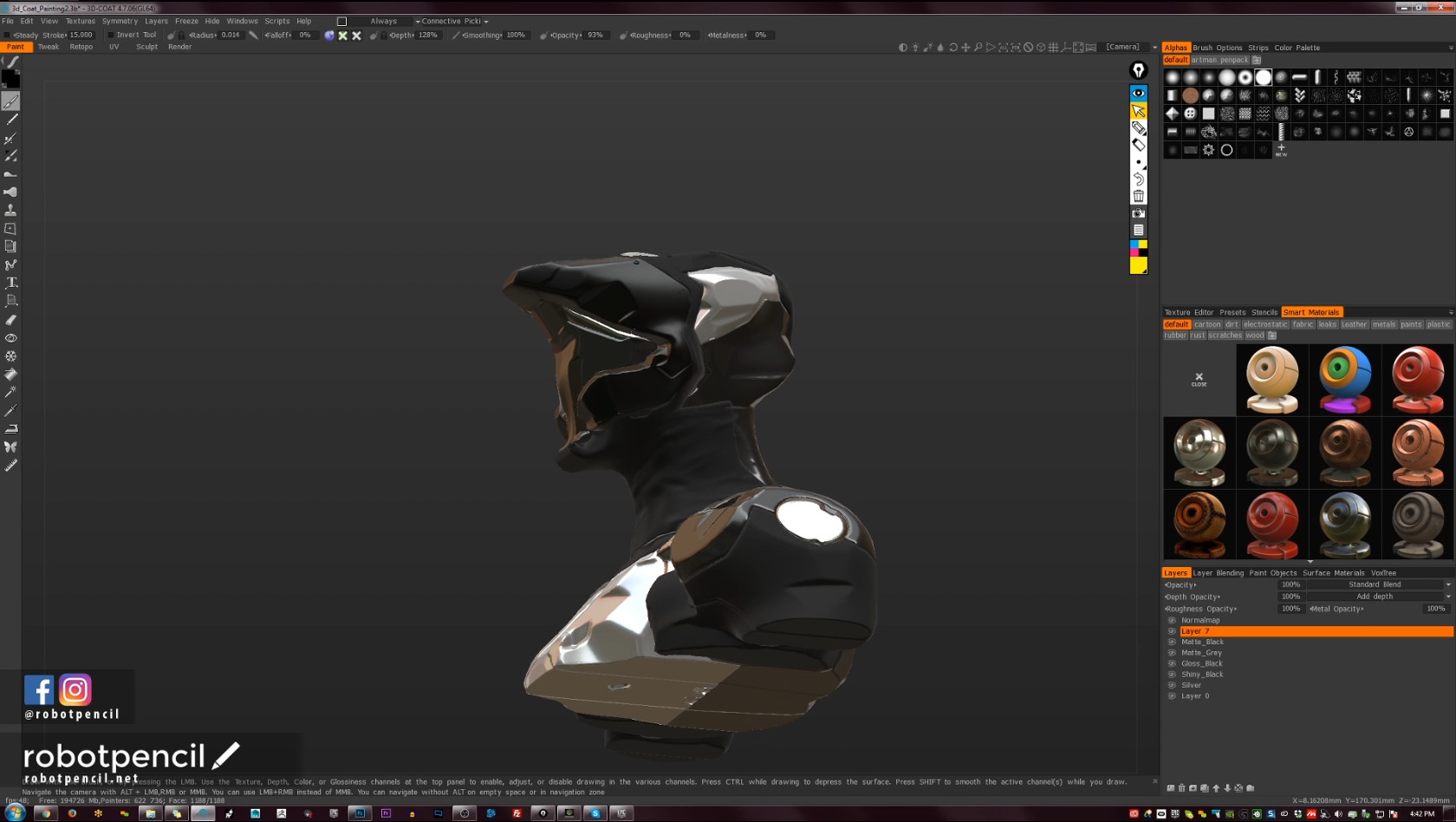 3d coat painting error 3d coat painting error