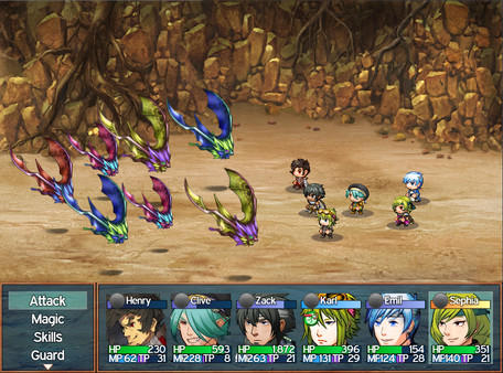 Скриншот из RPG Fighter League