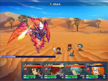 Скриншот из RPG Fighter League
