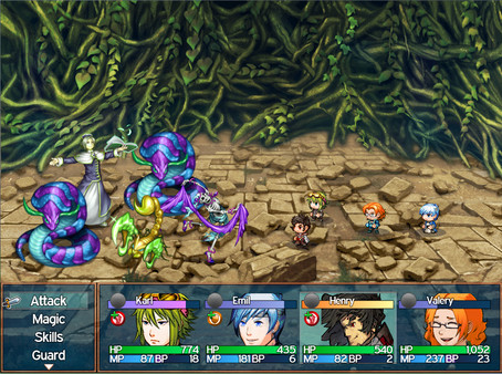 Скриншот из RPG Fighter League