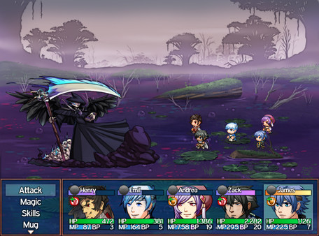Скриншот из RPG Fighter League