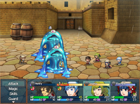 Скриншот из RPG Fighter League