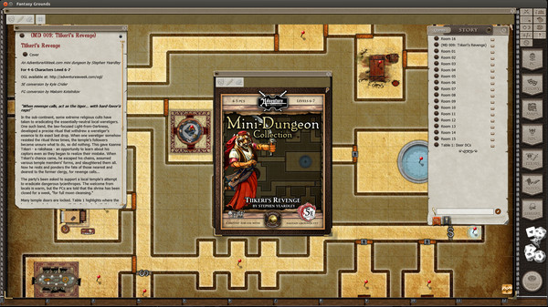 Скриншот из Fantasy Grounds - Mini-Dungeon #009: Tiikeri's Revenge (5E)