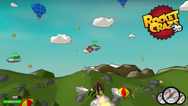 Скриншот из Rocket Craze 3D