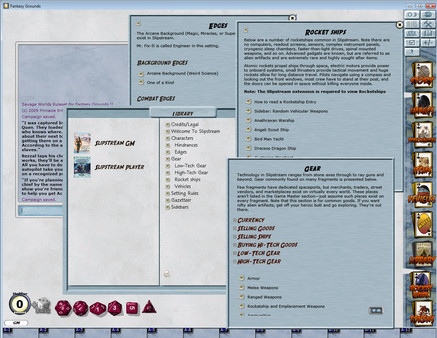 Скриншот из Fantasy Grounds - Slipstream Setting (Savage Worlds)