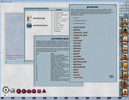 Скриншот из Fantasy Grounds - Slipstream Setting (Savage Worlds)