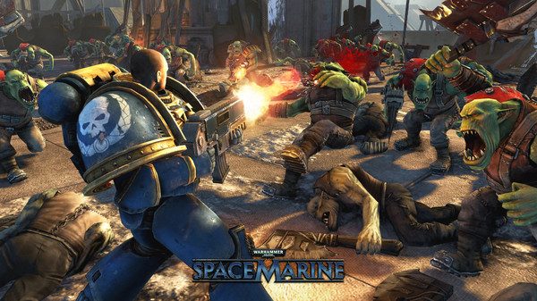 Warhammer 40,000: Space Marine game for Linux 1