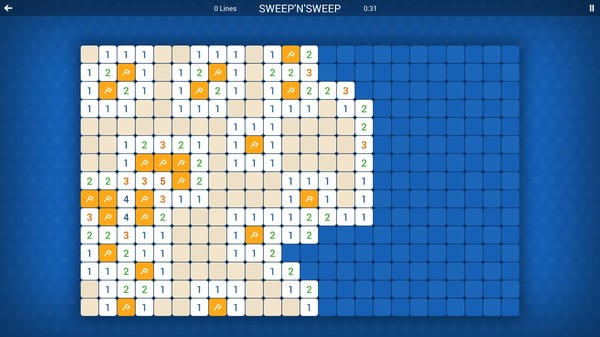 Sweep'n'Sweep game for Linux 1