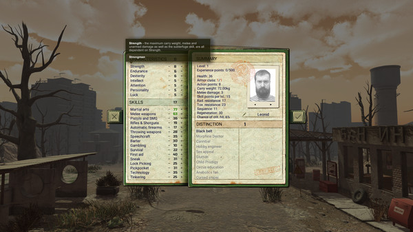 Скриншот из ATOM RPG