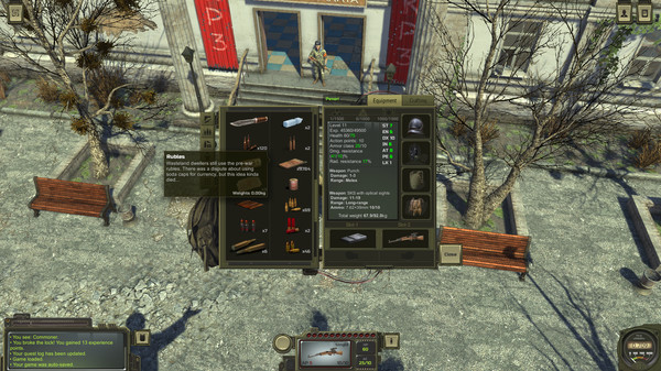 Скриншот из ATOM RPG