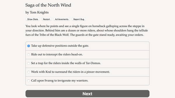 Saga of the North Wind game for Linux 1