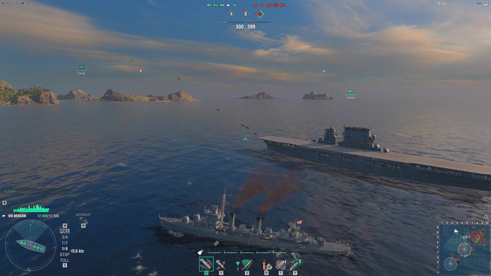 steam world of warships won