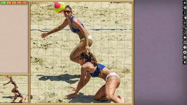 Скриншот из Jigsaw Puzzle Pack - Pixel Puzzles Ultimate: Beach Volleyball