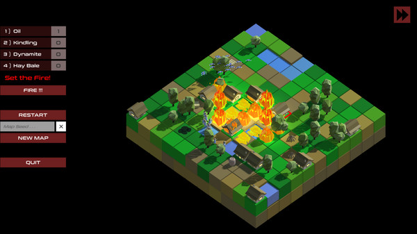 ArsonVille game for Linux 1