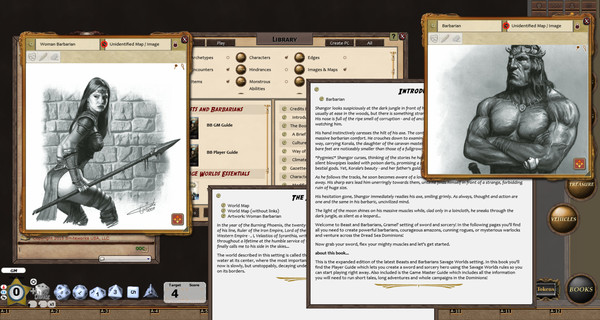 Скриншот из Fantasy Grounds - Beasts & Barbarians Golden Edition (Savage Worlds)