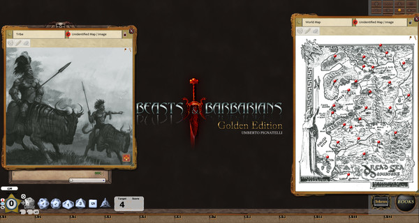 Скриншот из Fantasy Grounds - Beasts & Barbarians Golden Edition (Savage Worlds)