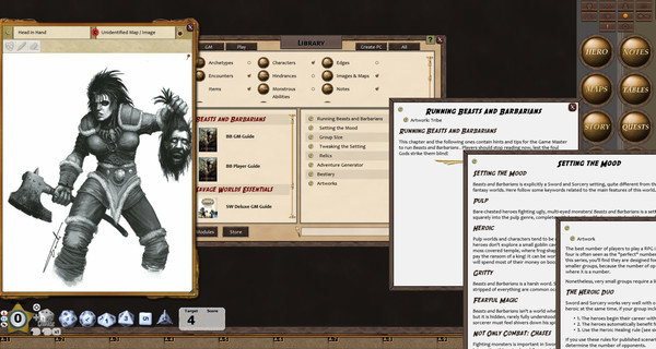 Скриншот из Fantasy Grounds - Beasts & Barbarians Golden Edition (Savage Worlds)