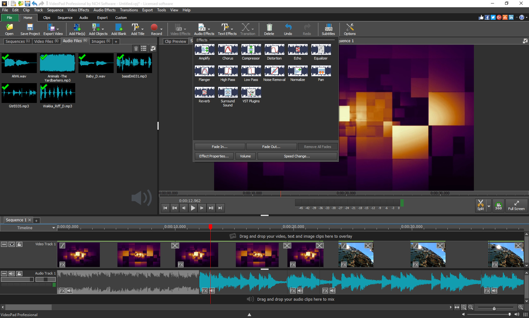 software videopad video editor