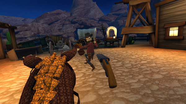 Hopalong: The Badlands game for Linux 1