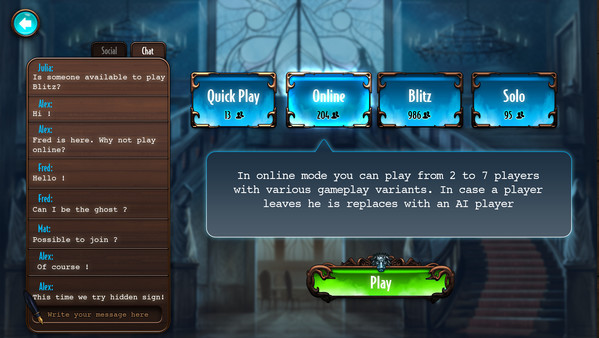 Mysterium: A Psychic Clue Game minimum requirements