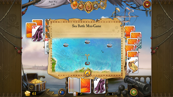 Скриншот из Seven Seas Solitaire