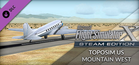 FSX Steam Edition: Toposim US Mountain West Add-On cover art