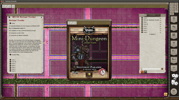 Скриншот из Fantasy Grounds - Mini-Dungeon #018: Neotomas' Paradise (5E)