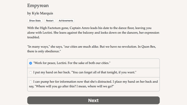 Empyrean game for Linux 1
