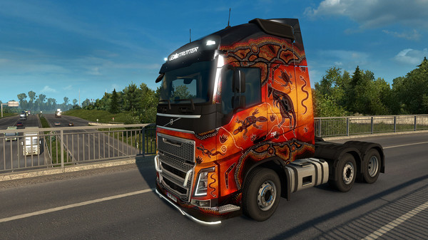 Скриншот из Euro Truck Simulator 2 - Australian Paint Jobs Pack