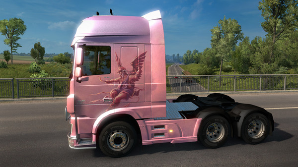 Скриншот из Euro Truck Simulator 2 - Valentine's Paint Jobs Pack