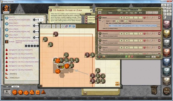 Скриншот из Fantasy Grounds - 1 on 1 Adventures #5: Vale of the Sepulcher (3.5E⁄PFRPG)