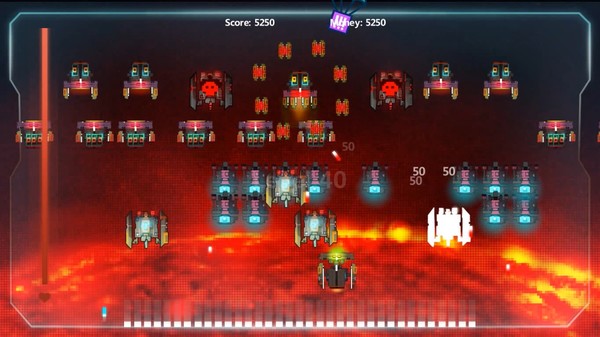 Скриншот из Steel Invaders