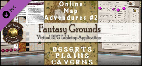 Fantasy Grounds - Map Adventures #2 - Plains, Deserts, & Caverns (Map Pack) cover art