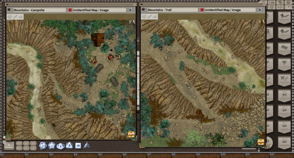 Скриншот из Fantasy Grounds - Map Adventures #1 - Forests & Mountains (Map and Token Pack)