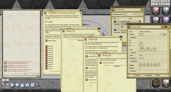 Скриншот из Fantasy Grounds - Mini-Dungeon #004: Summoner's Remorse (PFRPG)
