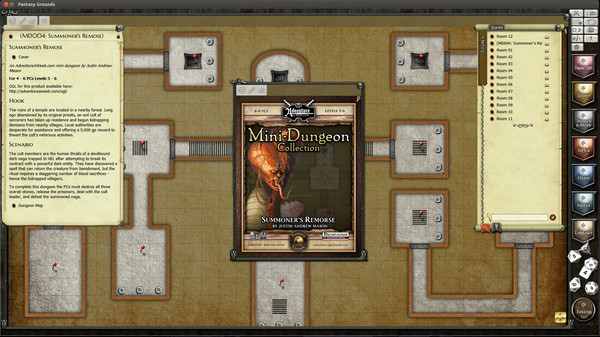 Скриншот из Fantasy Grounds - Mini-Dungeon #004: Summoner's Remorse (PFRPG)