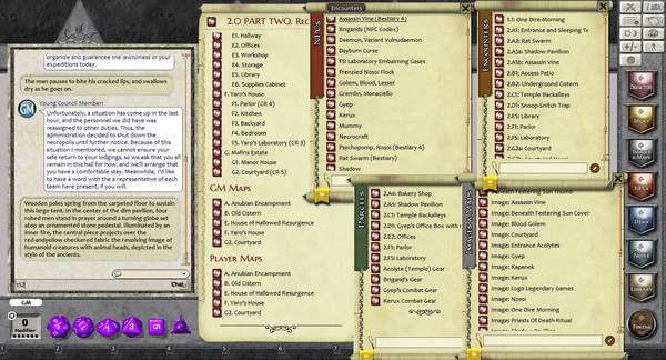 Скриншот из Fantasy Grounds -  Beneath the Festered Sun (PFRPG)