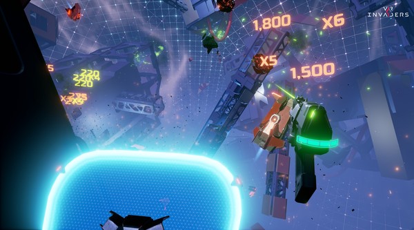 Скриншот из VR Invaders