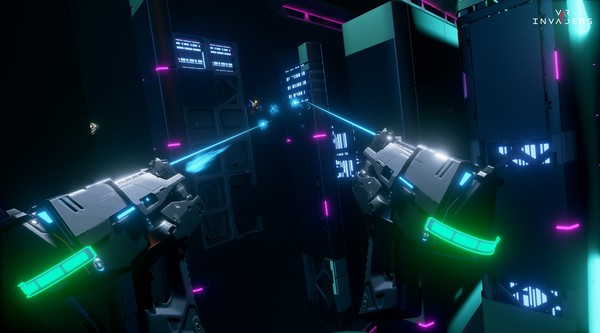 VR Invaders game for Linux 1