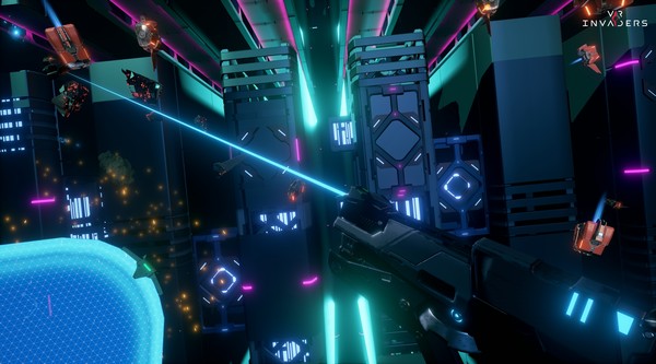 Скриншот из VR Invaders