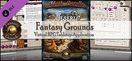 Fantasy Grounds - Black Scroll Games - Desert Canyons (Map Pack) cover art