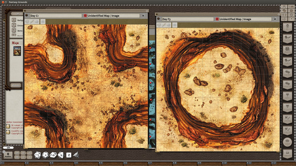 Скриншот из Fantasy Grounds - Black Scroll Games - Desert Canyons (Map Pack)