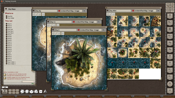 Скриншот из Fantasy Grounds - Black Scroll Games - Tropical Islands (Map Pack)