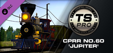 Train Simulator: CPRR 4-4-0 No. 60 ‘Jupiter’ Steam Loco Add-On cover art